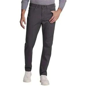 English Laundry Men's Charcoal Grey Cotton/Nylon/Spandex Pants